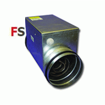 Электрический канальный нагреватель (диам. от 100 мм до 400 мм)